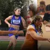 Montaje de fotos que muestran a alumnas en su graduación y actividades extracurriculares. 