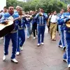 Mariachi recorriendo el campus Monterrey junto a comunidad Tec.