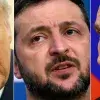 Trump, Zelensky y Putin como representantes del conflicto en Ucrania