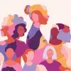 Ilustración de mujeres jóvenes