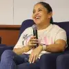 Nora de la Cruz, profesora del Tec campus Estado de México, presentó su libro: Duerme cicatriz, que propone una mirada a la perspectiva ecofeminista.