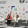 Profesoras durante la presentación del libro en la FIL Monterrey