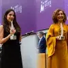 Paola Ricaurte Quijano y Claudia Medellín Ybinarriaga, ganadoras del Premio Mujer Tec 2026 del campus Ciudad de México.