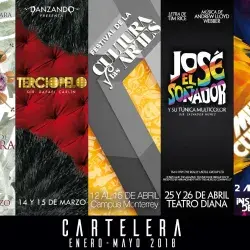 Cartelera del semestre Enero-Mayo 2018.