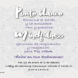 Punto Blanco de mindfulness