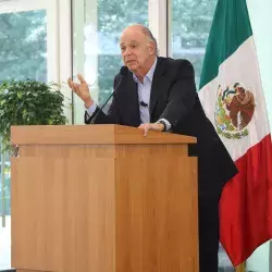 Enrique Krauze estuvo en el Tecnológico de Monterrey, en Monterrey