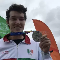 Diego Sánchez con medalla de plata