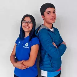 Denisse Garnica y Edgar Femat, buscan el oro nacional en el área de matemáticas.