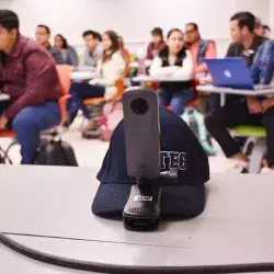 La cámara 360 permite grabar las clases 