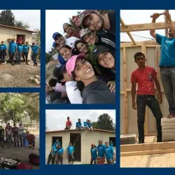 Alumnos de 6to semestre construyen casas de un TECHO