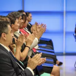 Profesores de todo el estado en su graduación