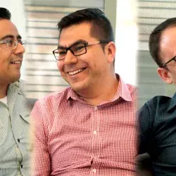 Alejandro, Ángel y Ezequiel los tres profesores premiados por NOVUS