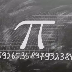 Número pi representado con 25 decimales