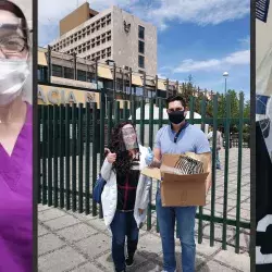 Entrega de kas primeras mascarillas