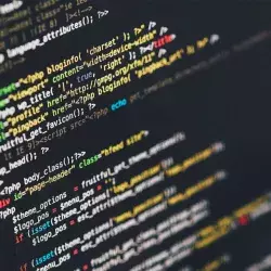 Pantalla con código para el análisis y base de datos 