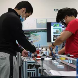 Alumnos del Tec Guadalajara crearon una simulación de cadena de suministro en la Semana de Innovación.