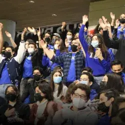 Vuelve la afición borregos al Estadio Banorte en partido contra Pumas Acatlán