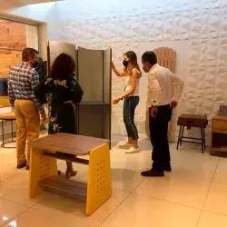 Tec GDL students exhibit home office furniture in New York!