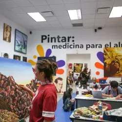 Vista amplia de la sala de artes de Tec Sonora Norte