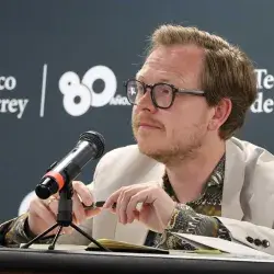 El filósofo alemán Markus Gabriel, visitó el campus Monterrey.