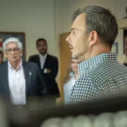 José Pablo Maauad recibe a directivos de Tec campus Hidalgo en Texin