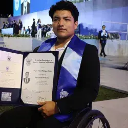Ángel Villegas, egresado de campus Monterrey generación junio 2024.