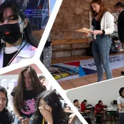 Estudiantes integrantes de la undécima generación del programa del Tec de Monterrey Líderes del Mañana