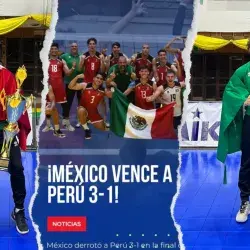 Borregos Qro campeones en Surinam con bandera de México