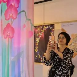 Tec campus Querétaro recibe a docentes de Taiwán para la bienal internacional de carteles de México.