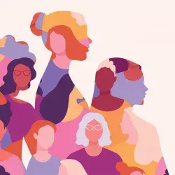 Ilustración de mujeres jóvenes