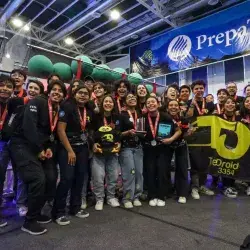 TecDroid de PrepaTec Querétaro ganó pase al mundial en Houston al obtener el Engineering Inspiration Award.