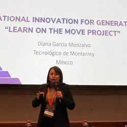 Foto de cortesía de Diana Montalvo en ponencia e INTED