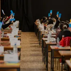 Andrea Cascante y Alejandra Muñoz, estudiantes de la PrepaTec Cuernavaca, obtuvieron medallas de bronce representando a México en la Olimpiada Europea Femenil de Matemáticas (EGMO por su siglas en inglés) 2025.
