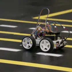 Vehículo compitiendo