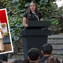 Carla Pardo, alumna de la Ingeniería Mecatrónica en el Tecnológico de Monterrey, Campus Cuernavaca, recibió la Medalla al Mérito Juvenil “Cuauhnáhuac” 2025 en la categoría de Innovación.