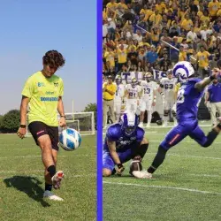 Roberto Medina, el jugador de Borregos Mty que ‘patea’ en dos canchas