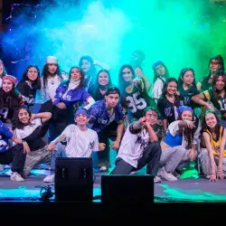 Grupos de Arte y Cultura durante su presentación en Ensamble Legacy