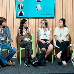 The Tec student who spoke about climate change at COP30 in Brazil.