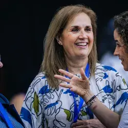 Profesoras del Tec de Monterrey platicando