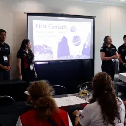 Estudiantes del Tec campus Cuernavaca impartieron un taller en la Space Exploration Educators Conference 2026 de la NASA en Houston, compartiendo competencias STEM y de exploración espacial.