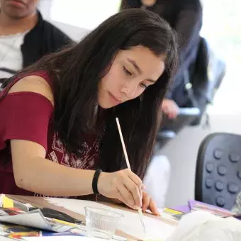 Alumno en la semana de tópicos 