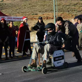 Fue una emocionante carrera. 