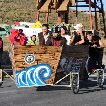 En la carrera