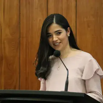 Angélica Paola Salazar Cepeda, presidenta del Consejo de Asociaciones Regionales y Extranjeras 