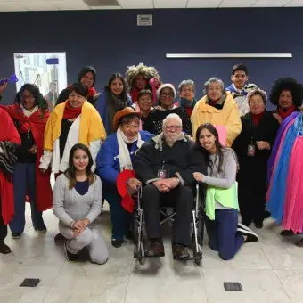 Adultos mayores hacen invierno en el Tec