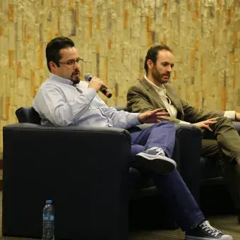 Participantes del panel ´La revolución del dinero´ .