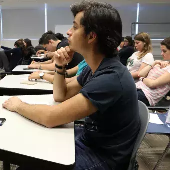 Alumnos de PrepaTec Querétaro durante el World Cafe9