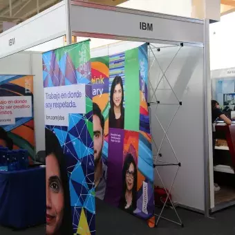 Stand de IBM.