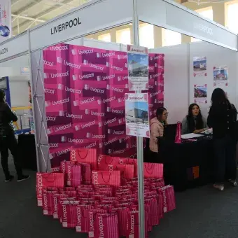 Stand de Liverpool.