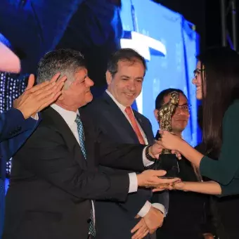 entrega de premio